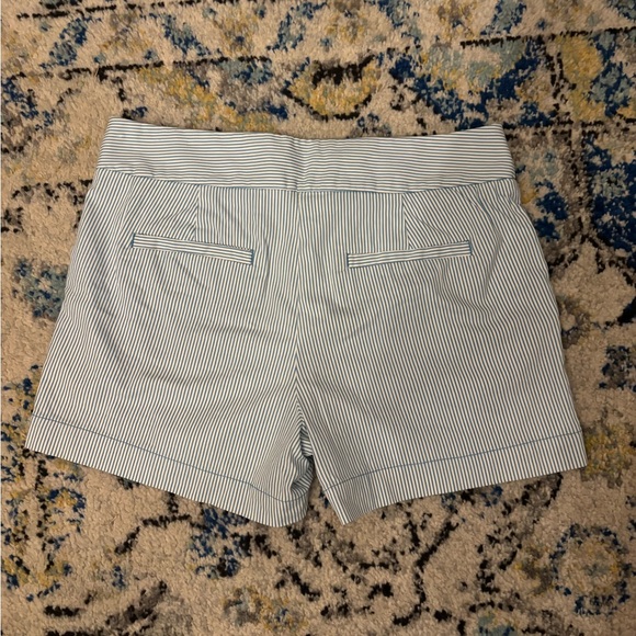 LOFT Sky Blue Pinstripe Women's Bermudas - Picture 3 of 4